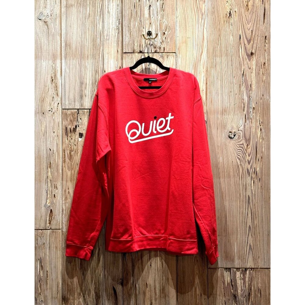 THE QUIET LIFE CREW in RED XL